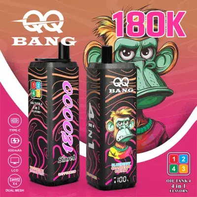 QQ Bang 180K Puffs 4 w 1 – e-papieros jednorazowy - obrazek 2
