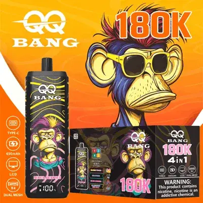 QQ Bang 180K Puffs 4 w 1 – e-papieros jednorazowy - obrazek 8