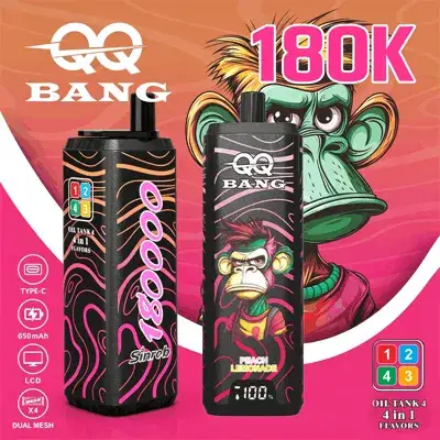 QQ Bang 180K Puffs 4 w 1 – e-papieros jednorazowy - obrazek 4