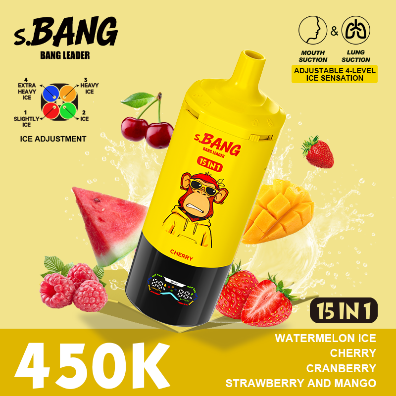 Bang Leader 450K Puffs 15 w 1 – e-papieros jednorazowy