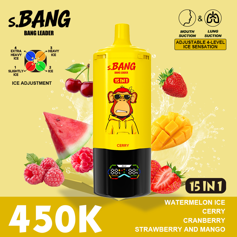 Bang Leader 450K Puffs 15 w 1 – e-papieros jednorazowy - obrazek 3