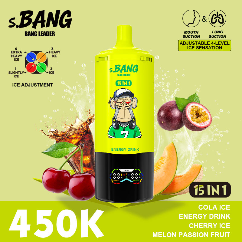 Bang Leader 450K Puffs 15 w 1 – e-papieros jednorazowy - obrazek 6