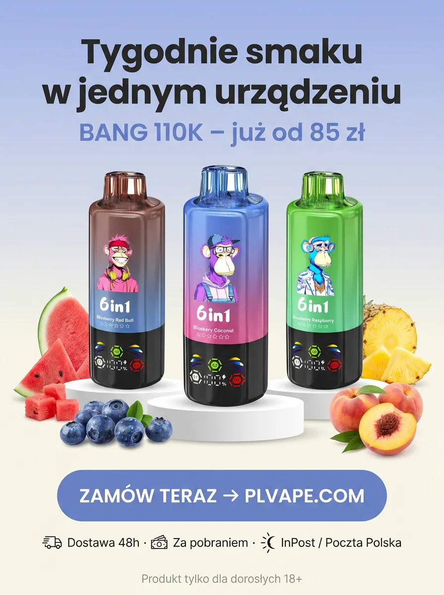 E-papieros BANG 110K (6 w 1) – szczegół 6