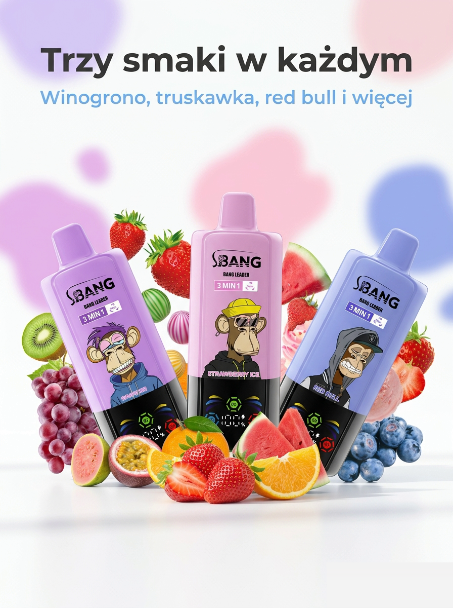 E-papieros BANG 85K (3 w 1) – szczegół 3
