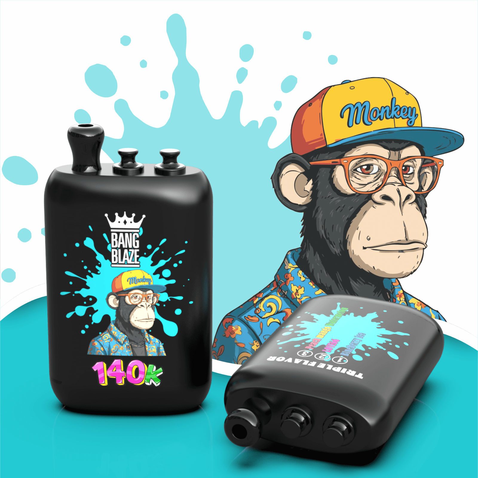 Bang Blaze 140K Puffs 3w1 e-papieros jednorazowy - obrazek 6