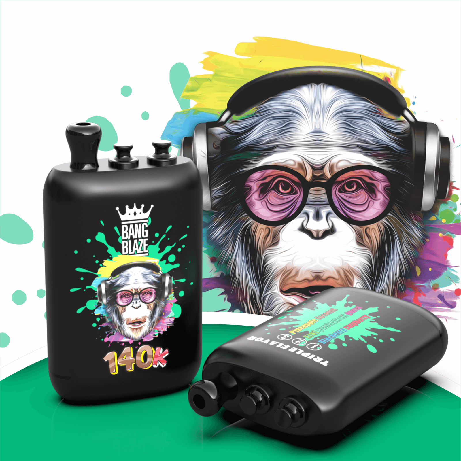 Bang Blaze 140K Puffs 3w1 e-papieros jednorazowy - obrazek 7