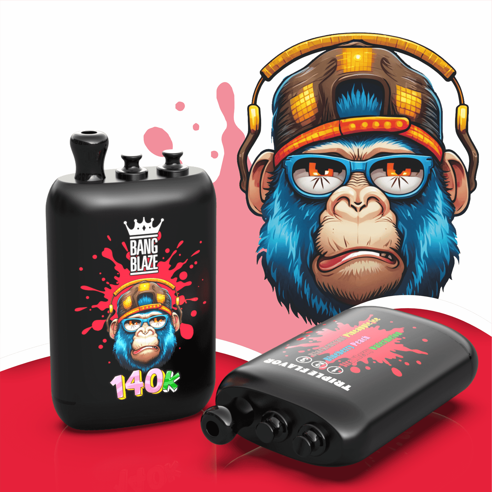 Bang Blaze 140K Puffs 3w1 e-papieros jednorazowy - obrazek 8