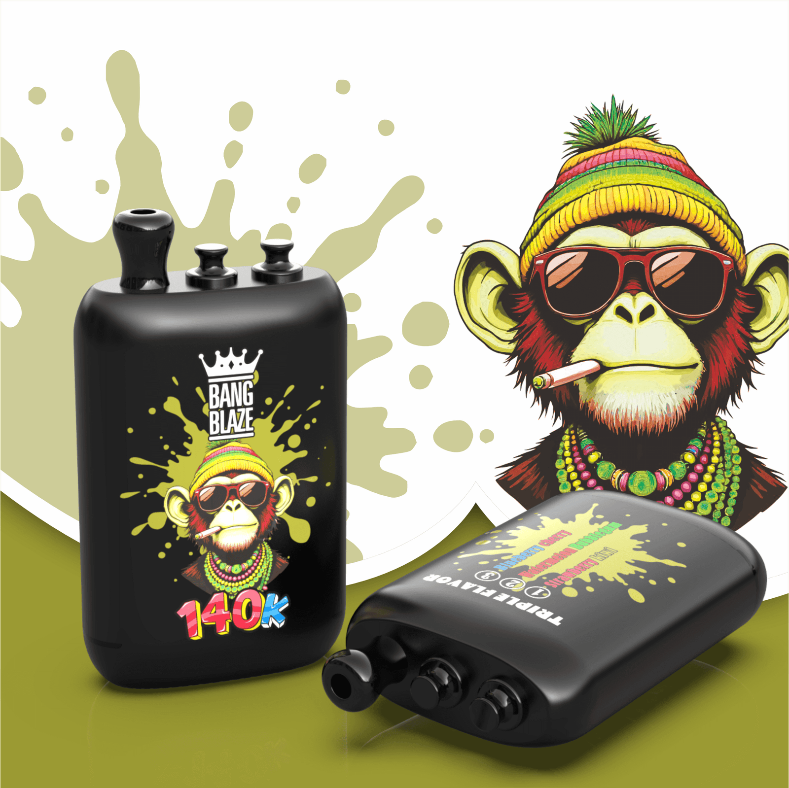 Bang Blaze 140K Puffs 3w1 e-papieros jednorazowy - obrazek 9