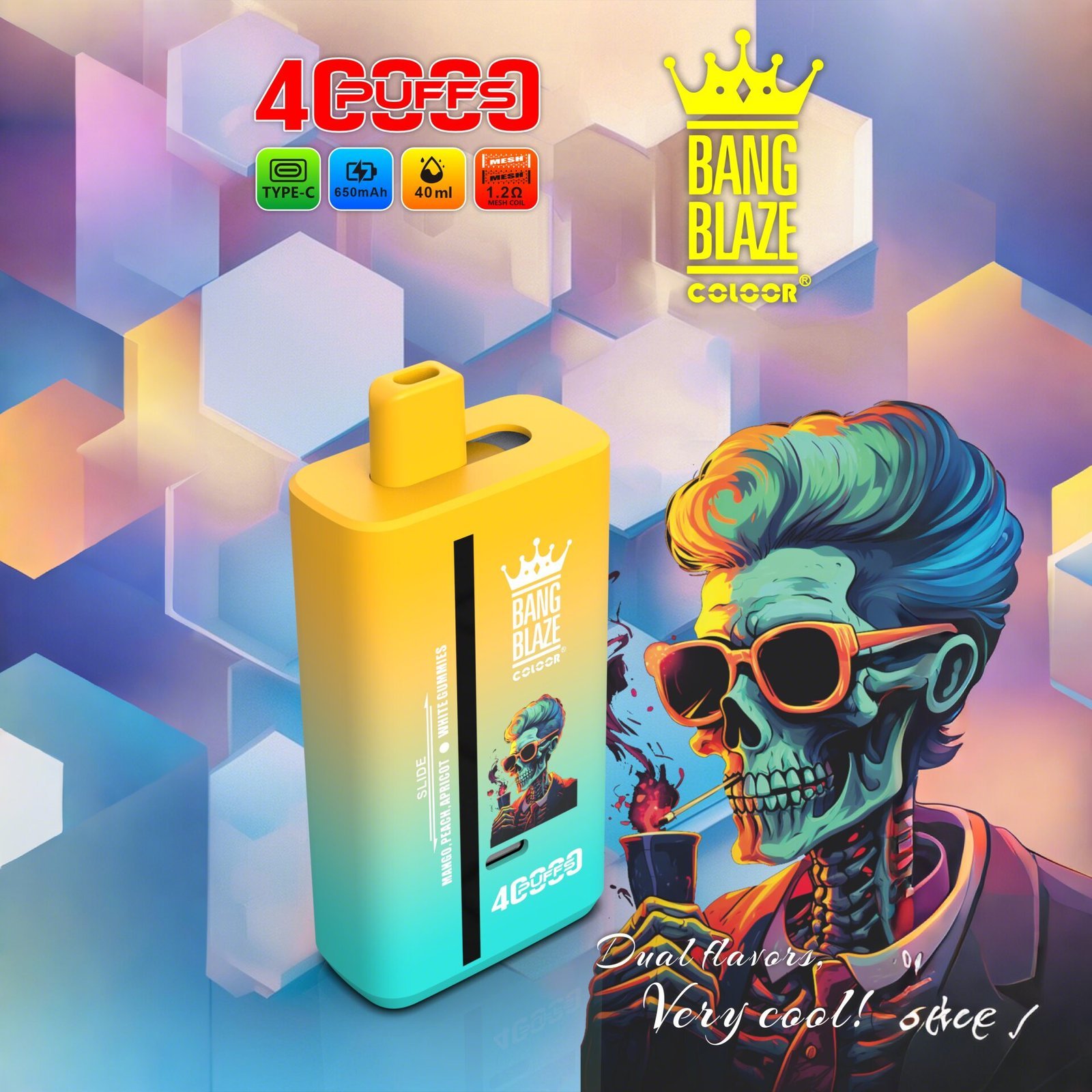 Bang Blaze 40K Puffs e-papieros 2 smaki - obrazek 10