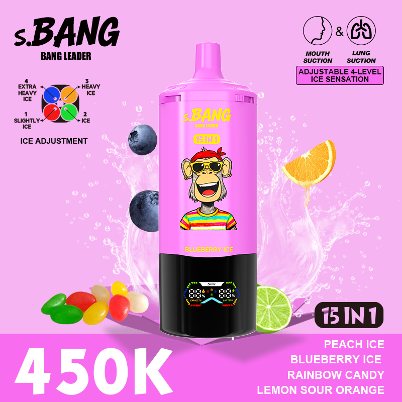 Bang Leader 450K Puffs 15 w 1 – e-papieros jednorazowy - obrazek 10