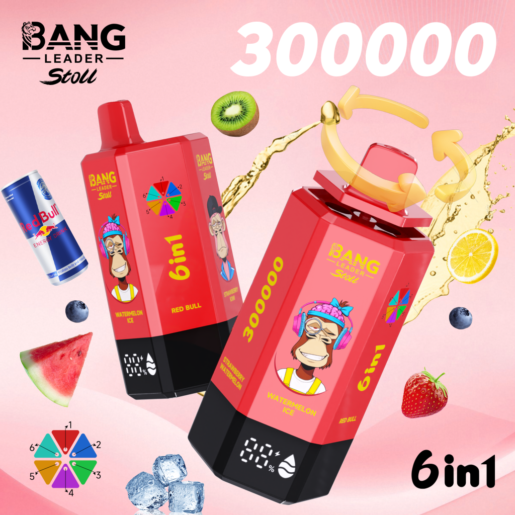 Bang Leader Stoll 300K Puffs 6 w 1 – e-papieros jednorazowy