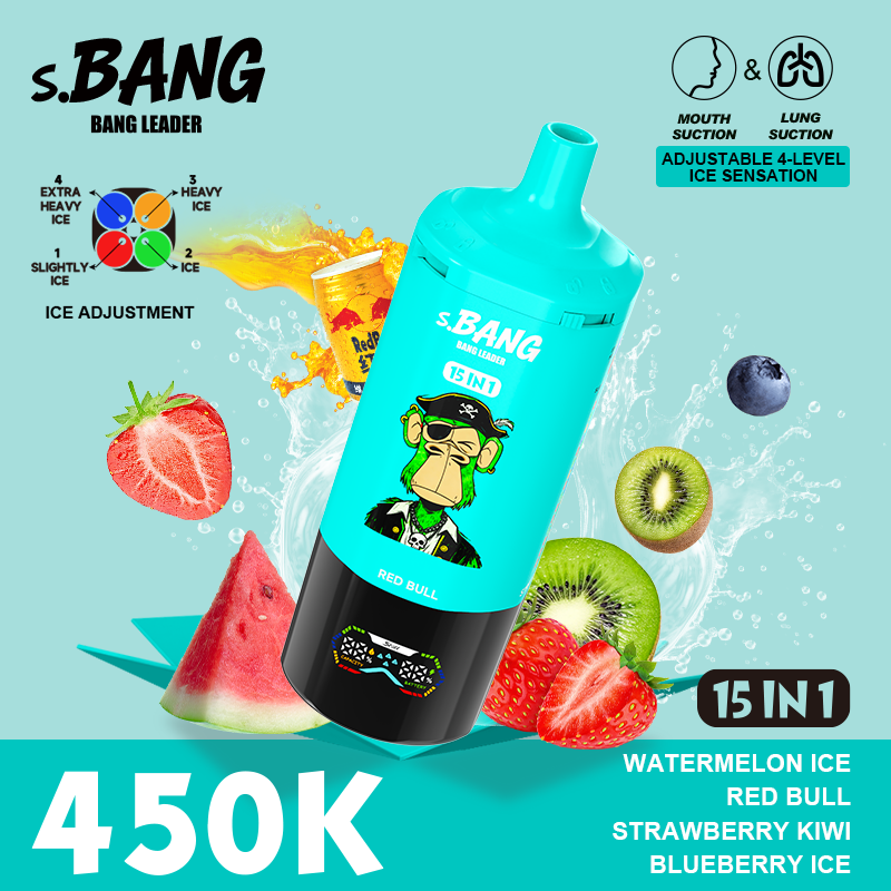 Bang Leader 450K Puffs 15 w 1 – e-papieros jednorazowy - obrazek 2