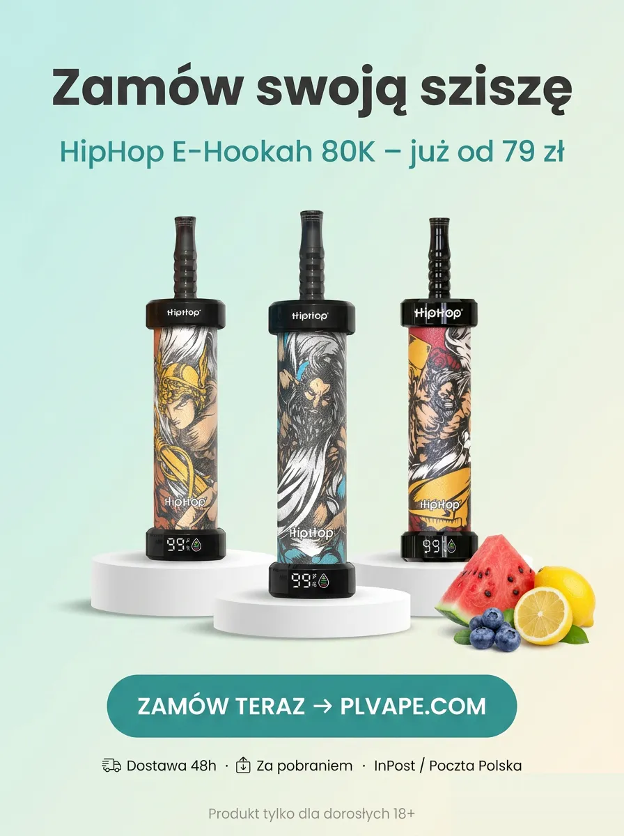 E-papieros HipHop E-Hookah 80K – szczegół 6