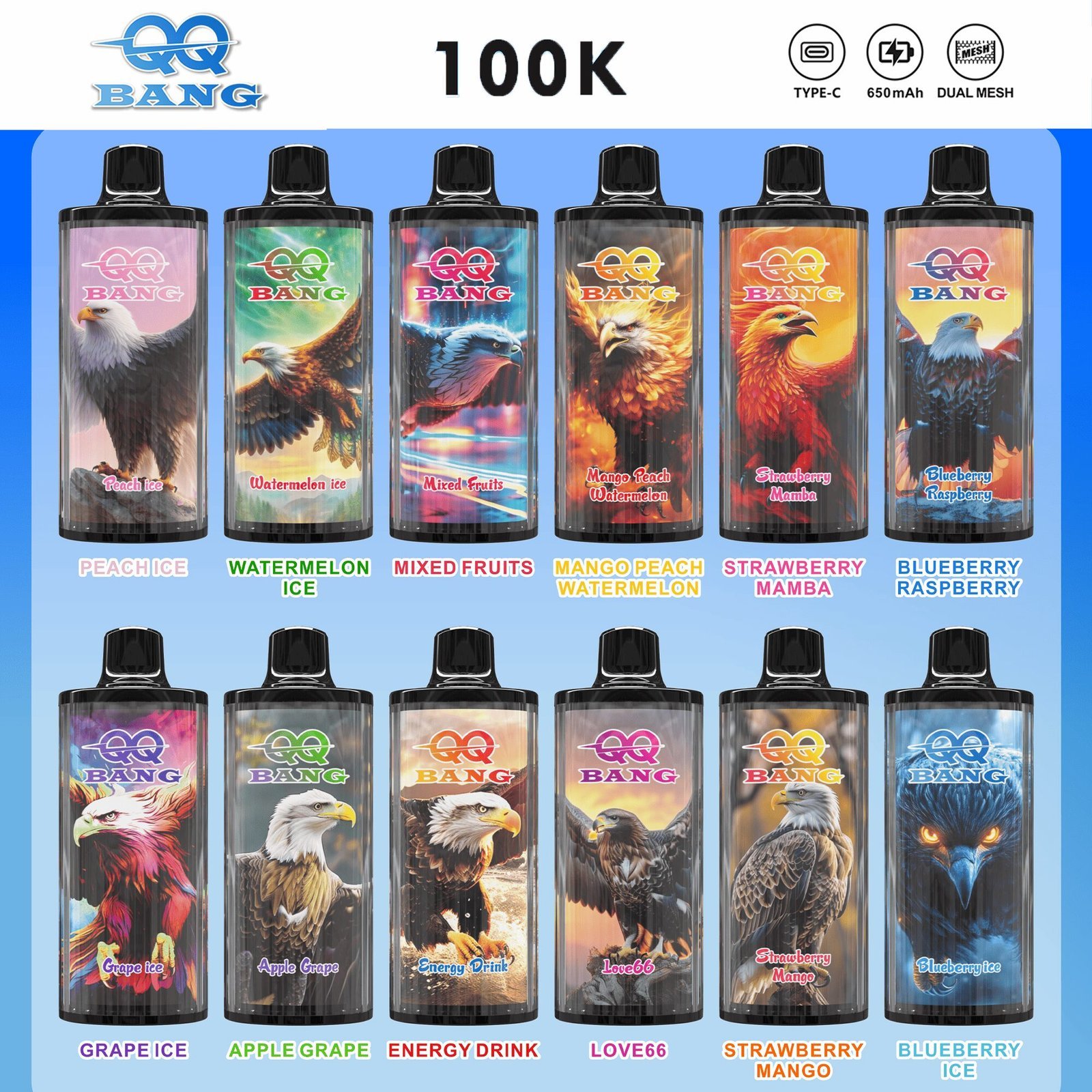QQ Bang 100K Puffs – e-papieros jednorazowy