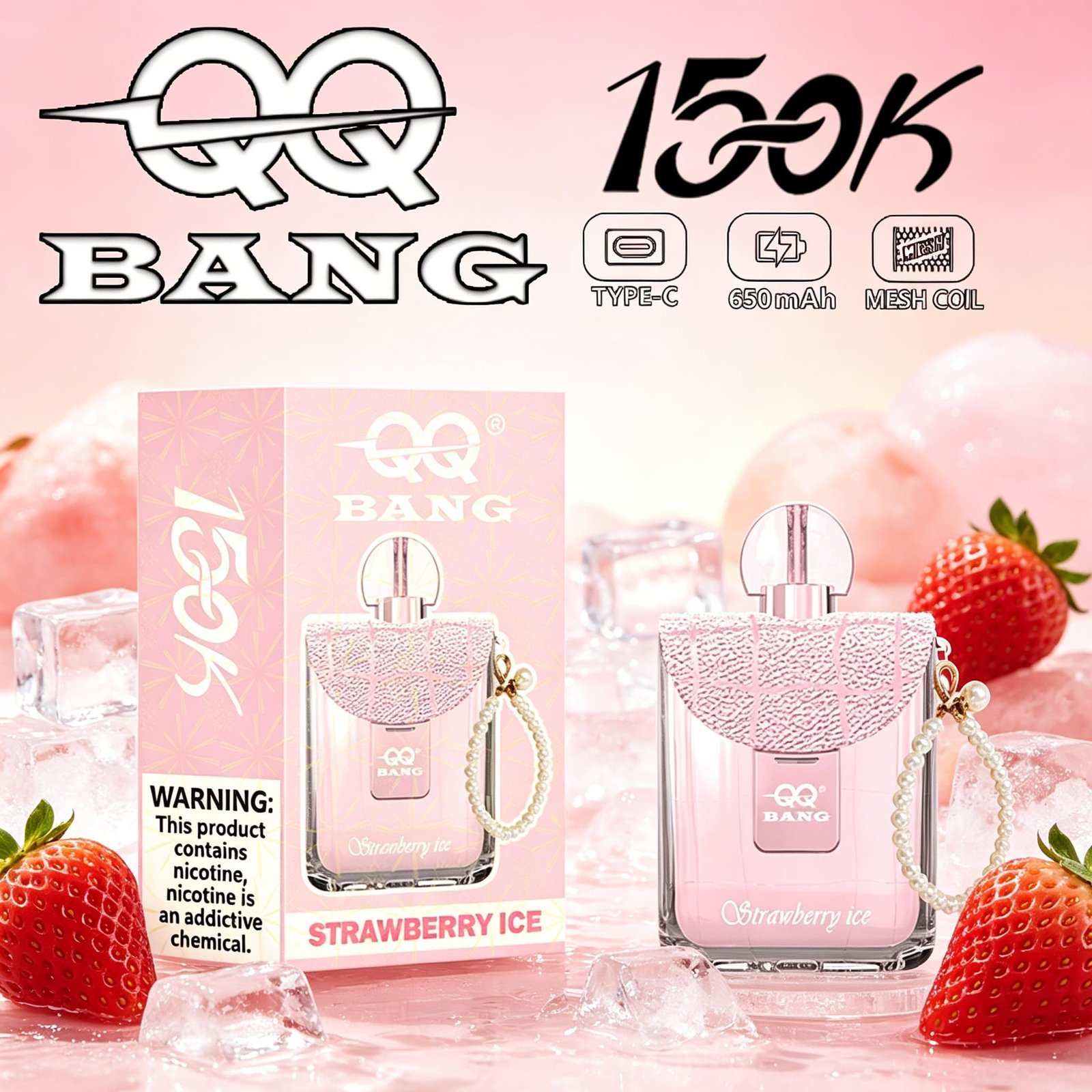 QQ Bang Perfume 150K Puffs – e-papieros jednorazowy - obrazek 3