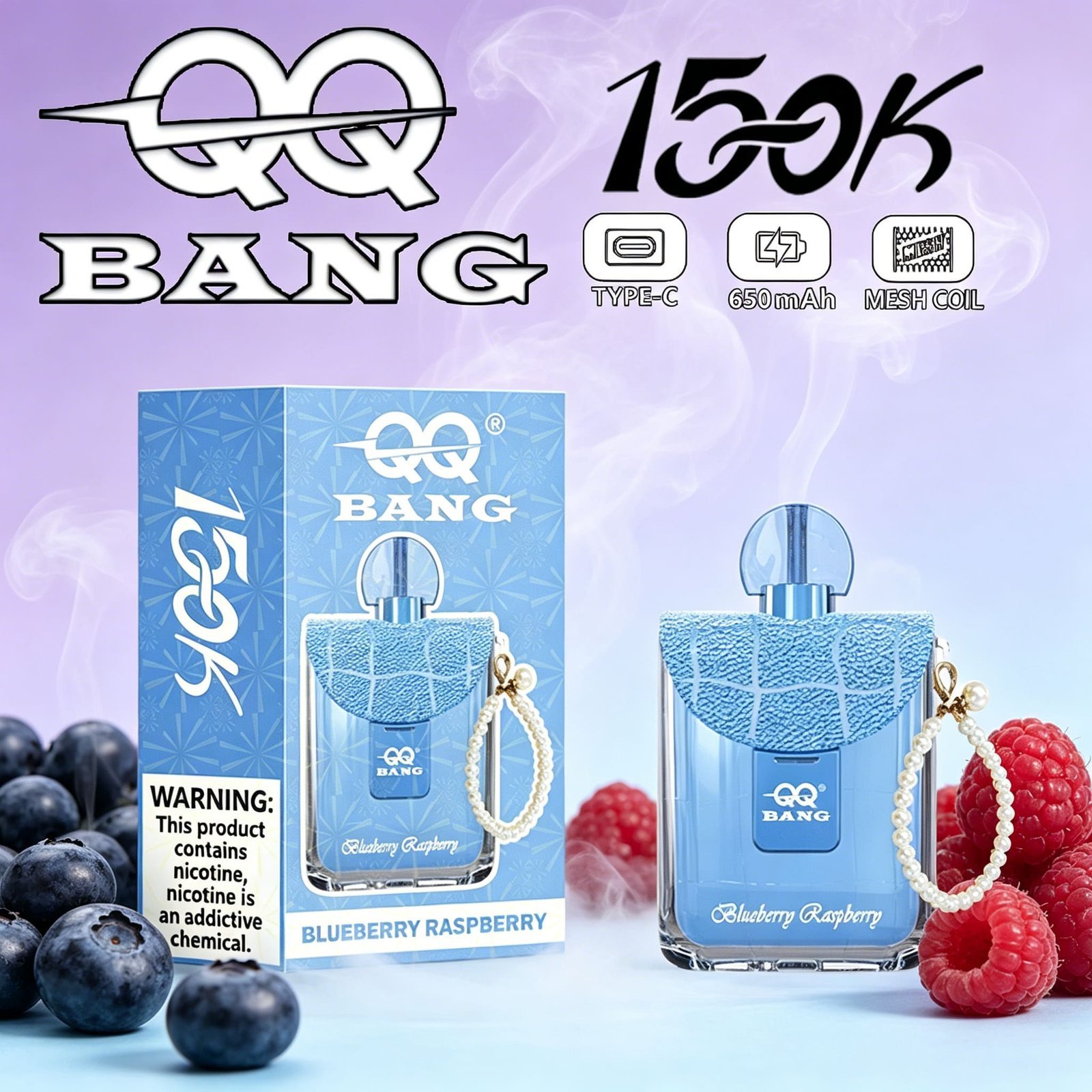 QQ Bang Perfume 150K Puffs – e-papieros jednorazowy - obrazek 4