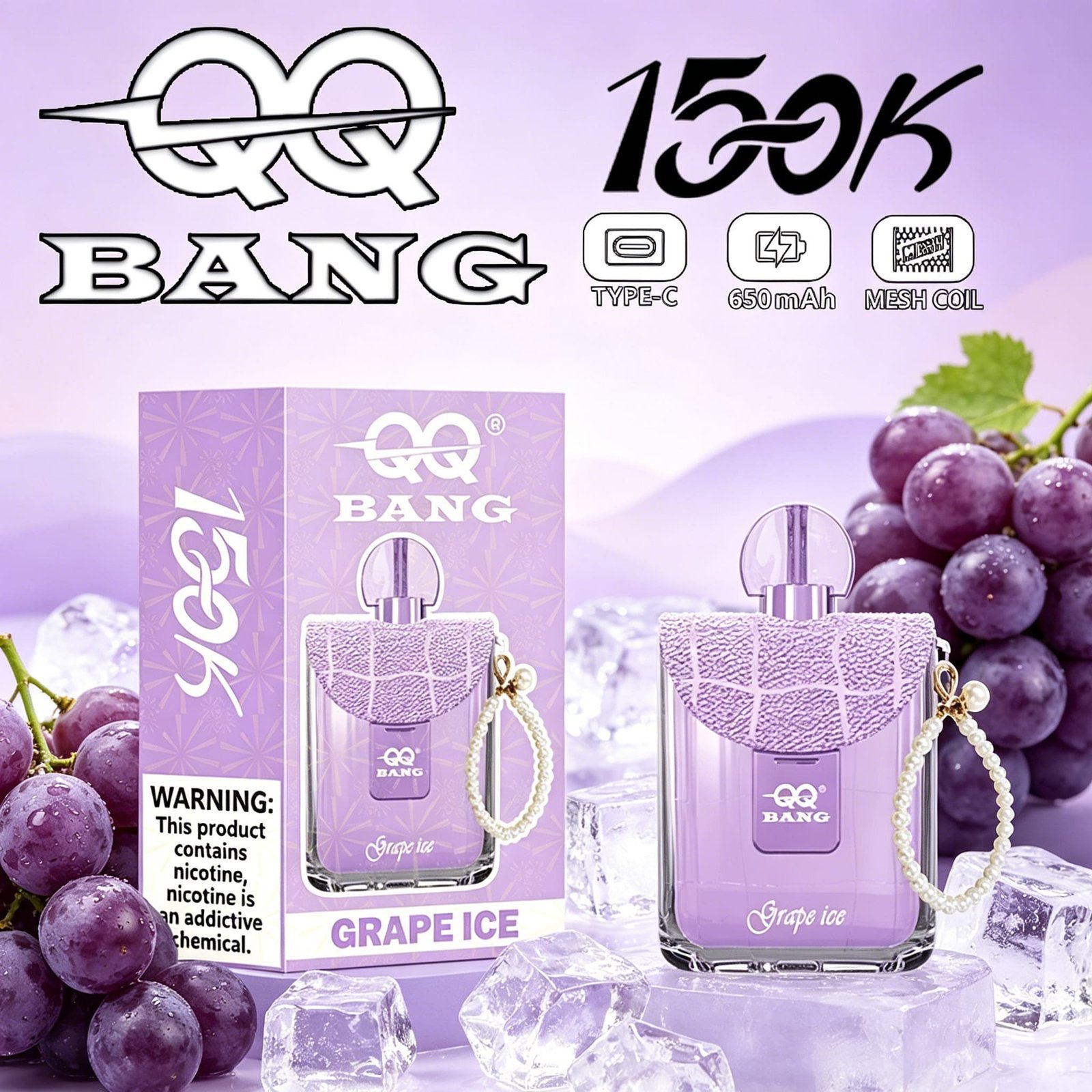 QQ Bang Perfume 150K Puffs – e-papieros jednorazowy - obrazek 5