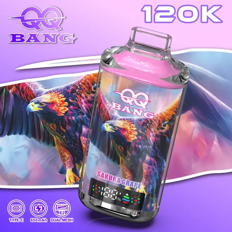 QQ Bang 120K Crystal Puffs – e-papieros jednorazowy - obrazek 5