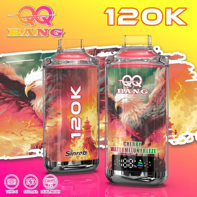 QQ Bang 120K Crystal Puffs – e-papieros jednorazowy - obrazek 8